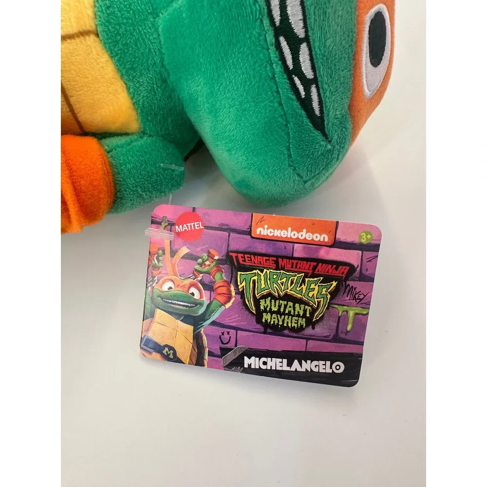 Mattel TMNT‎ Mutant Mayhem Plush Set Leonardo Donatello Raphael Mikey Bebop 5pc